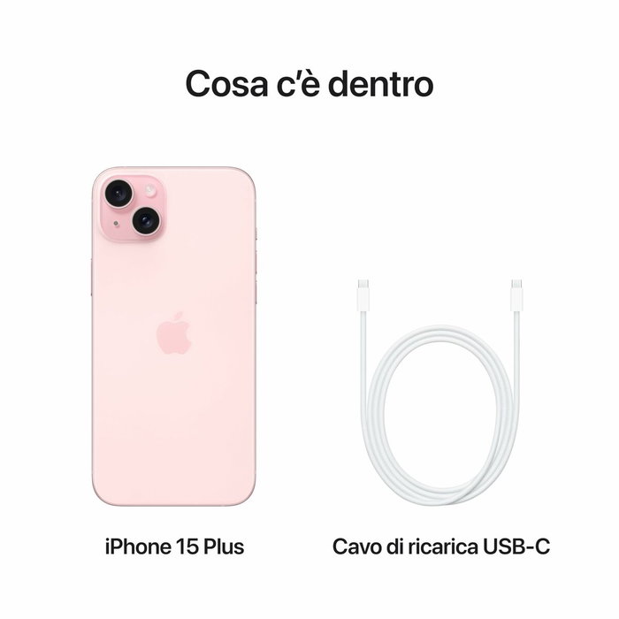 Apple iPhone 15 Plus 128GB Rosa 6.7 pulgadas Apple iPhone 15 Plus 128GB Rosa 6.7 pulgadas