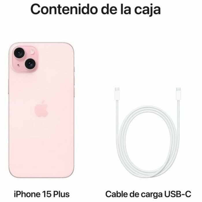 Apple iPhone 15 Plus 128GB Rosa 6.7 pulgadas Apple iPhone 15 Plus 128GB Rosa 6.7 pulgadas
