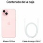Apple iPhone 15 Plus 128GB Rosa 6.7 pulgadas