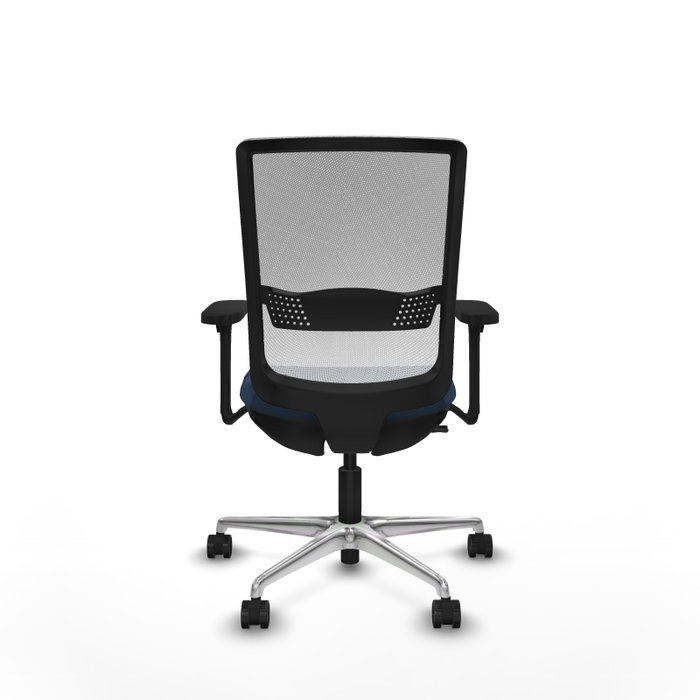 PIQUERAS Y CRESPO Silla de oficina Haches con mecanismo Sincro/Traslack, Azul marino y Blanco PIQUERAS Y CRESPO Silla de oficina Haches con mecanismo Sincro/Traslack, Azul marino y Blanco