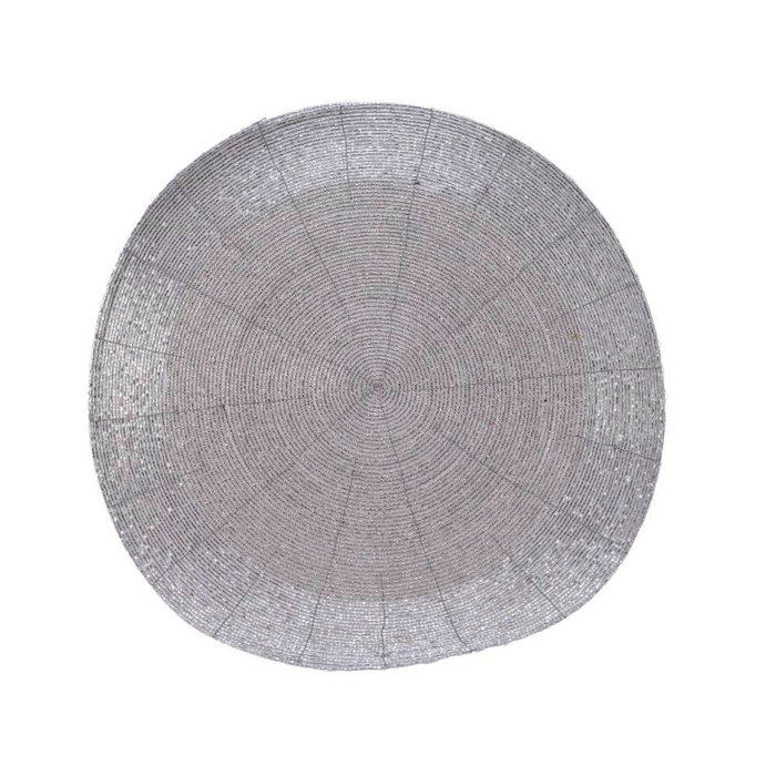 Decoris Salvamantel redondo plateado Ø35 cm Decoris Salvamantel redondo plateado Ø35 cm