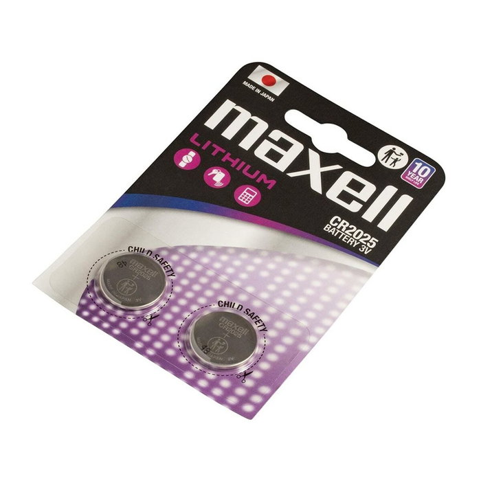 MAXELL Pilas Micro CR2025 3V Blíster de 2 unidades MAXELL Pilas Micro CR2025 3V Blíster de 2 unidades