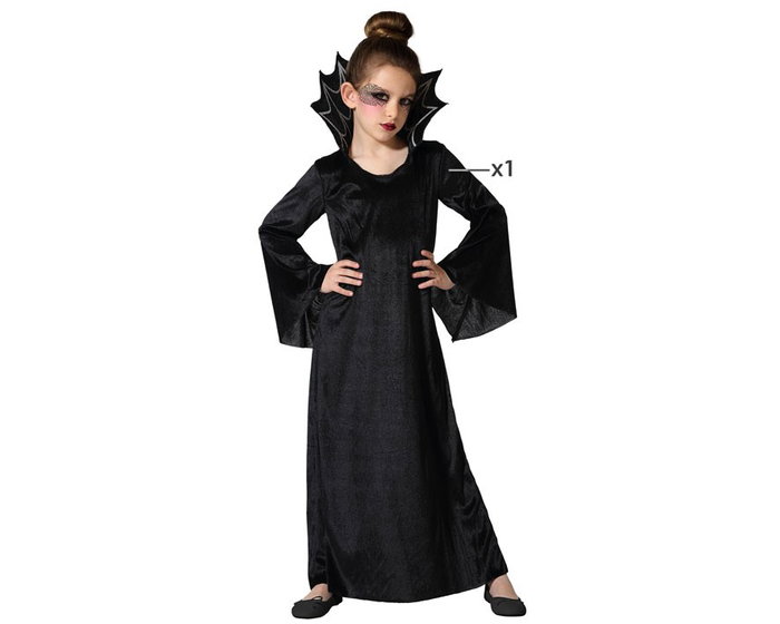 Disfraz de Araña Negro para Niña 3-4 Años Halloween