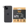 PanzerGlass Hoops Protector de Cámara para Apple iPhone 15 y 15 Plus - Negro - Vidrio Templado Resistente a Golpes y Rayones - Bordes Redondeados