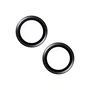 PanzerGlass Hoops Protector de Cámara para Apple iPhone 15 y 15 Plus - Negro - Vidrio Templado Resistente a Golpes y Rayones - Bordes Redondeados