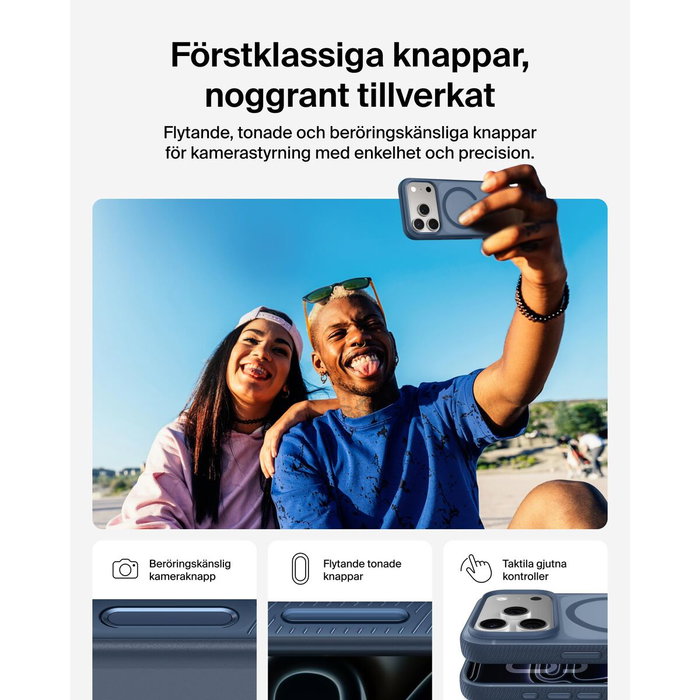 Belkin Funda Magnética Prot Grip para iPhone 17 Pro Belkin Funda Magnética Prot Grip para iPhone 17 Pro