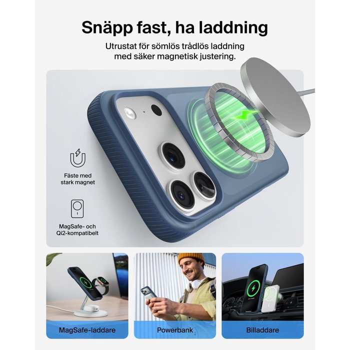 Belkin Funda Magnética Prot Grip para iPhone 17 Pro Belkin Funda Magnética Prot Grip para iPhone 17 Pro