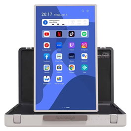 ALLNET Pantalla Táctil 27" con Maletín, Android 13, RK3588, 4 Núcleos, Full HD 1920x1080, 12GB RAM, Wi-Fi, Altavoces, HDMI In, VESA 100x100 - Exhibición Interactiva