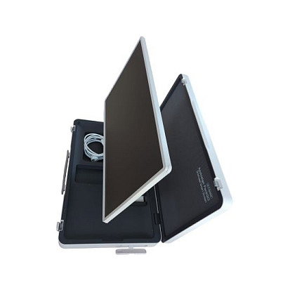 ALLNET Pantalla Táctil 27" con Maletín, Android 13, RK3588, 4 Núcleos, Full HD 1920x1080, 12GB RAM, Wi-Fi, Altavoces, HDMI In, VESA 100x100 - Exhibición Interactiva