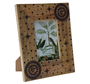 DKD Home Decor Set de 2 Marcos de Fotos Astros de Mango 10x15 cm