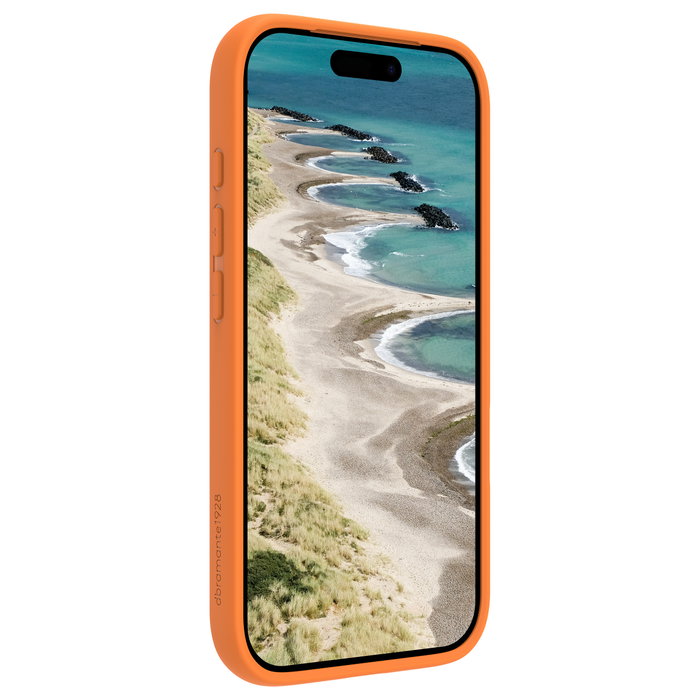 dbramante 1928 Grenen Funda Magsafe Naranja para iPhone 17 Pro