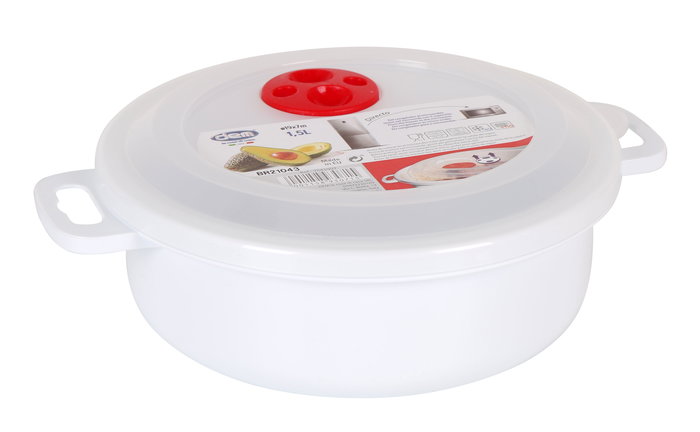 Dem Fiambrera Para Microondas 1.5L (12 Unidades)