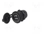 4CARMEDIA Alimentador USB de 2 puertos USB A, Negro/Verde