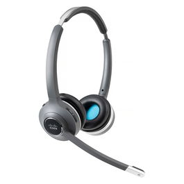 Cisco Auriculares Inalámbricos 562 para Oficina y Centro de Llamadas, Binaurales, Negro y Gris
