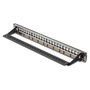 DIGITUS Panel de conexiones modular apantallado 24 puertos 1U negro