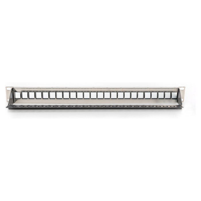 DIGITUS Panel de conexiones modular apantallado 24 puertos 1U negro DIGITUS Panel de conexiones modular apantallado 24 puertos 1U negro