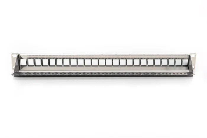 DIGITUS Panel de conexiones modular apantallado 24 puertos 1U negro DIGITUS Panel de conexiones modular apantallado 24 puertos 1U negro