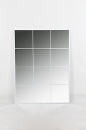 DKD Home Decor Espejo Ventana Blanco 90x120 cm