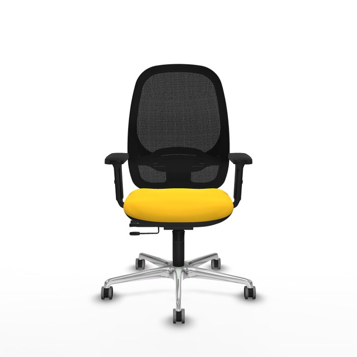 PIQUERAS Y CRESPO Silla de oficina Cilanco Amarillo y Negro PIQUERAS Y CRESPO Silla de oficina Cilanco Amarillo y Negro
