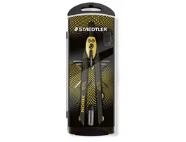 Staedtler Noris 555 Compás Micrométrico con Husillo y Rueda Central - Naranja