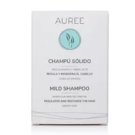 AUREE Champú Sólido Regula y Regenera para Cabello Graso y Exceso de Sebo - 100g