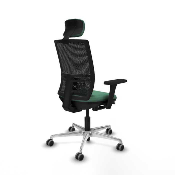 PIQUERAS Y CRESPO Silla de oficina Yunquera Verde esmeralda y Negro PIQUERAS Y CRESPO Silla de oficina Yunquera Verde esmeralda y Negro