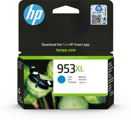 HP Cartucho de tinta Original 953XL de alto rendimiento Cian