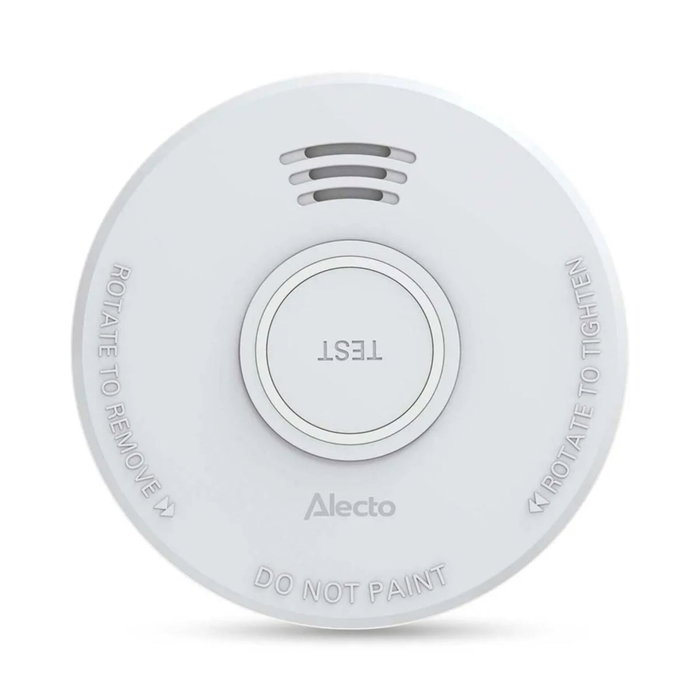 Alecto SD110 Detector de Humo con Sensor Fotoeléctrico y Batería de 9V Alecto SD110 Detector de Humo con Sensor Fotoeléctrico y Batería de 9V