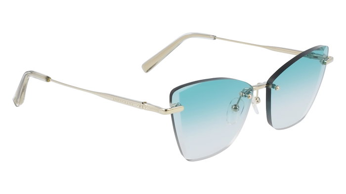 Longchamp LO141S-732 Gafas de sol para mujer con cristal azul degradado