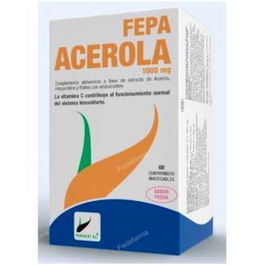 FEPADIET Fepa-Acerola 60 Comprimidos con Vitamina C para el Sistema Inmunitario