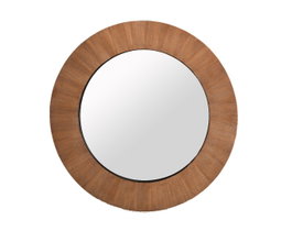 DKD Home Decor Espejo Abeto MDF 91x4,5x91 Marrón