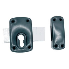 Micel Cerrojo de Sobreponer CRR16 sin Cilindro, para Puerta, Acero, Reversible, Acabado Pintado Gris