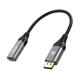 Equip Cable DisplayPort 1.2 a HDMI Hembra, Soporta 4K/60Hz, HDR, 15cm