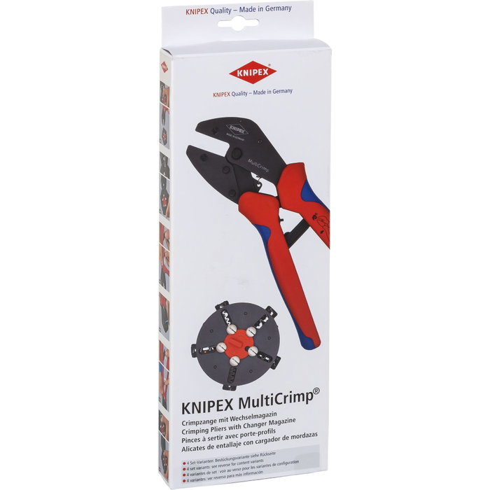 Knipex MultiCrimp para PV, MC4/MC4 EVO2 Knipex MultiCrimp para PV, MC4/MC4 EVO2