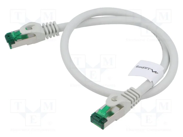 Lanberg Cable de Red Cat7 0,5 m Gris PCF7-10CU-0050-S