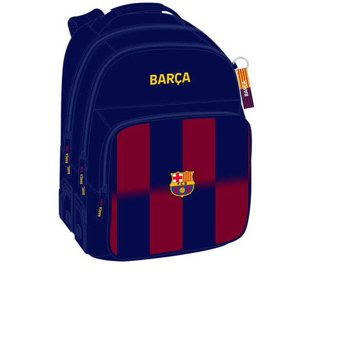 Safta Mochila Doble Adaptable a Carro F.C. Barcelona 1ª Equipación 25/26