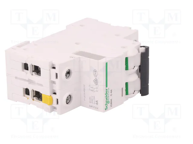 SCHNEIDER ELECTRIC iC60H ACTI9 MCB 2 polos 4A Curva C SCHNEIDER ELECTRIC iC60H ACTI9 MCB 2 polos 4A Curva C
