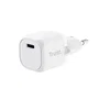 Trust Cargador Ultradelgado Maxo 20W USB-C PD 3.0 PPS con Enchufe EU, Blanco, Compacto para Viajes