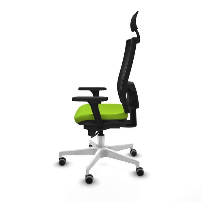 PIQUERAS Y CRESPO Silla de oficina Horna con mecanismo Sincro, Pistacho y Negro PIQUERAS Y CRESPO Silla de oficina Horna con mecanismo Sincro, Pistacho y Negro
