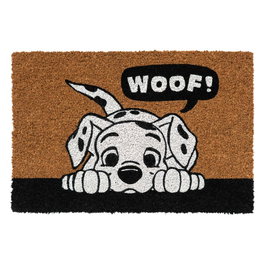 ERIK Felpudo 101 Dalmatas Disney 60x40cm Fibra de Coco PVC Antideslizante