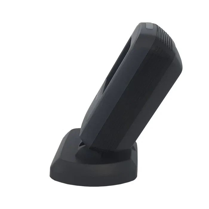 Approx appLS07DESK Lector de Códigos de Barras Fijo 1D/2D/QR Compacto, Escáner de Presentación USB para PC, CMOS, Negro y Gris