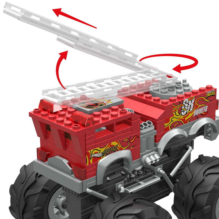 Mega Construx Monster Trucks Camion De Bomberos Hhd19 Mattel