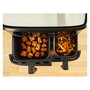 Tefal Dual Easy Fry & Grill EY905B Freidora de Aire Caliente 8.3L Doble, Independiente, Panel Táctil, 2700W, 8 Programas, Gris
