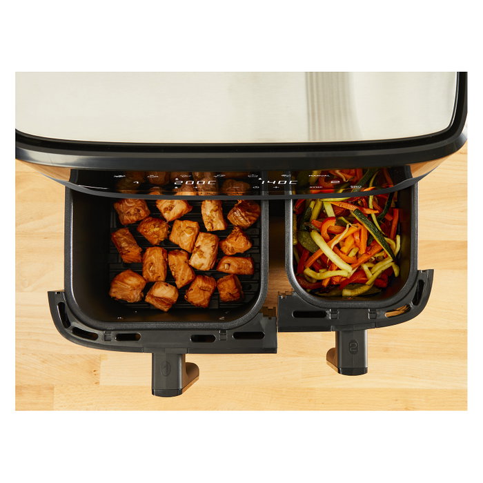 Tefal Dual Easy Fry & Grill EY905B Freidora de aire 8,3 L Gris