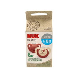 NUK Chupete For Nature 6-18 Meses Silicona Pack 2 Unidades