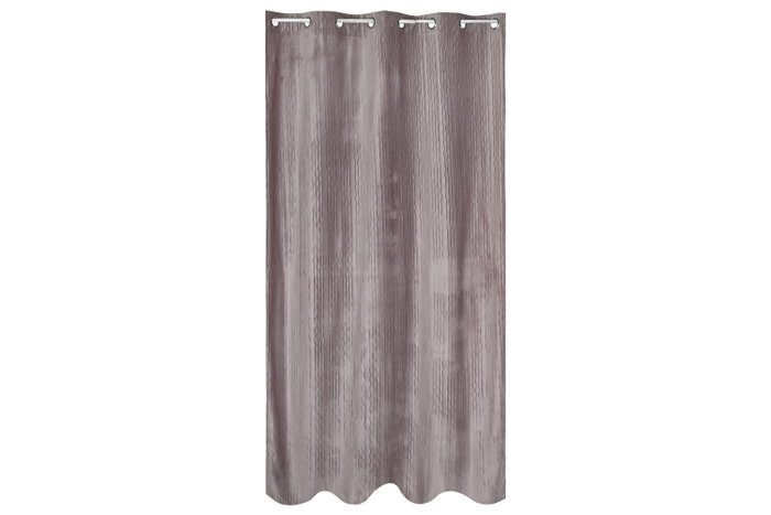 DKD Home Decor Cortina de Poliéster 140x260 con 8 Anillas Rosa Palo DKD Home Decor Cortina de Poliéster 140x260 con 8 Anillas Rosa Palo