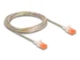 DeLOCK Cable de red RJ45 Cat.6A U/UTP Slim 3 m transparente