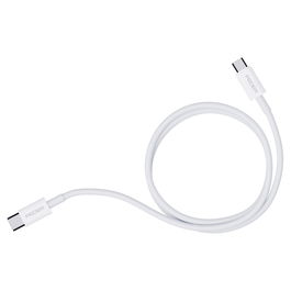 PEDEA Cable USB-C a USB-C 1m 60W Carga Rápida y Datos USB 2.0, Blanco, Ref. 60040120