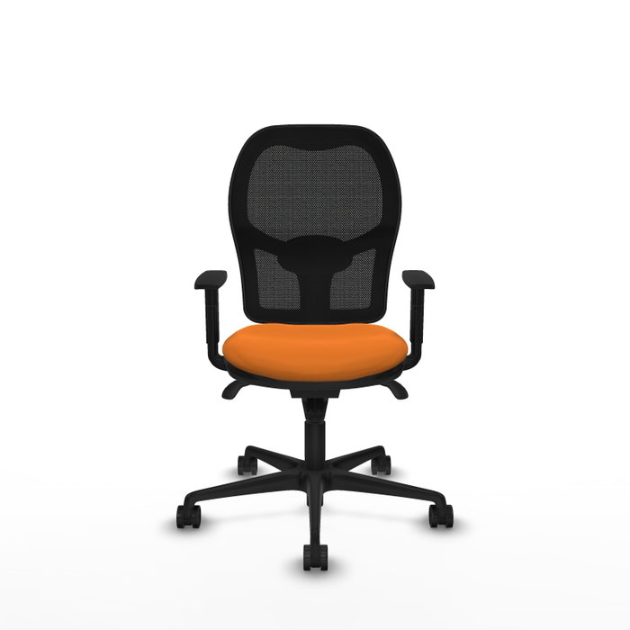 PIQUERAS Y CRESPO Silla de oficina Jorquera Naranja y Negro