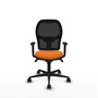 PIQUERAS Y CRESPO Silla de oficina Jorquera Naranja y Negro